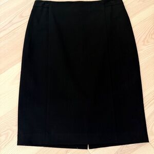 ANN TAYLOR BLACK PENCIL SKIRT 10